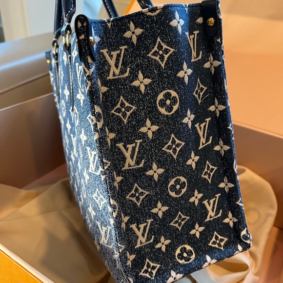 Sold ❌ New▪️Louis Vuitton Denim Onthego MM - Picture 8 of 15